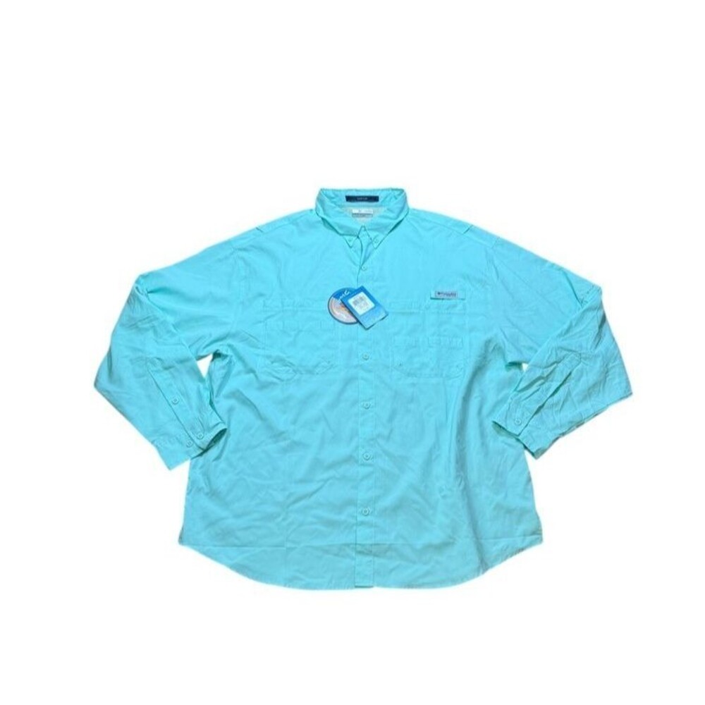 Columbia Tamiami II PFG Fishing Shirt Mens Size XXL Long Sleeve Wicking UPF 40